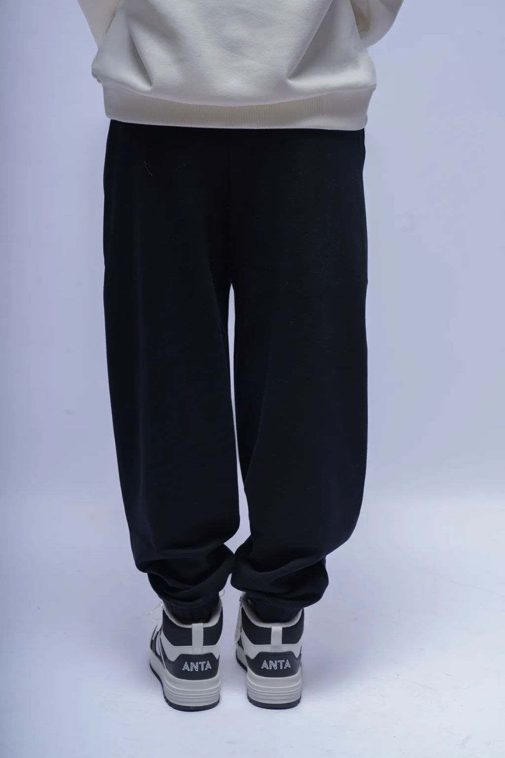 Брюки трикотажные утепленные Черный