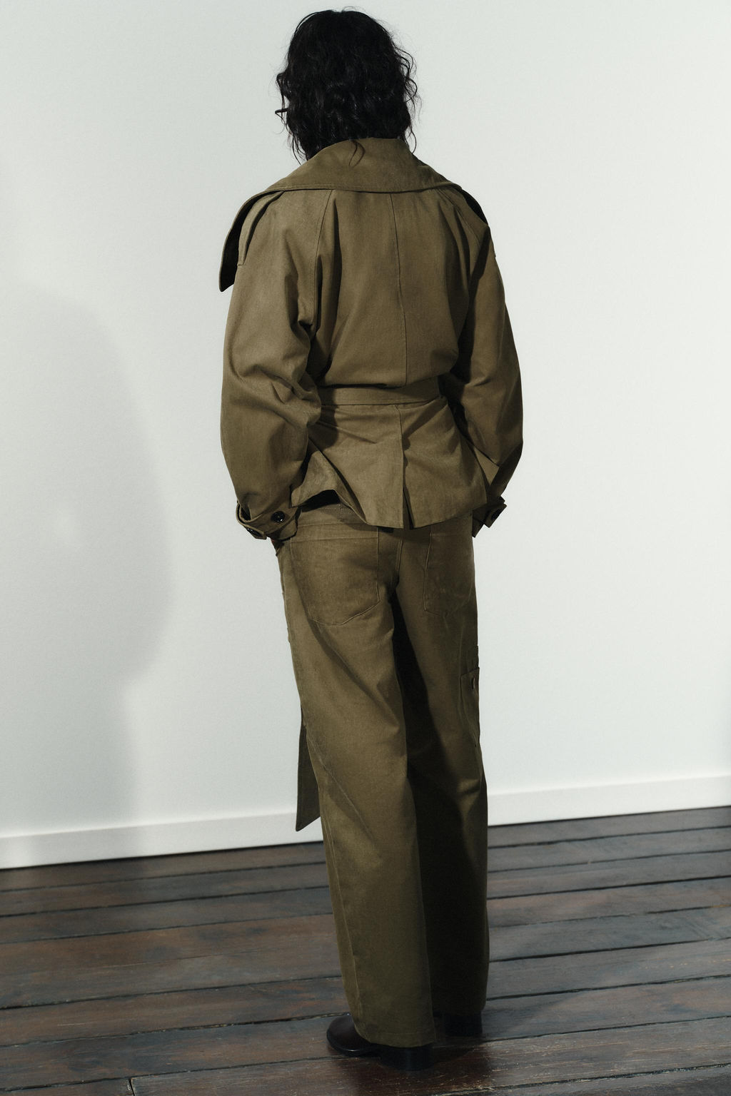 BELTED COTTON TRENCH COAT - Zara фото 6