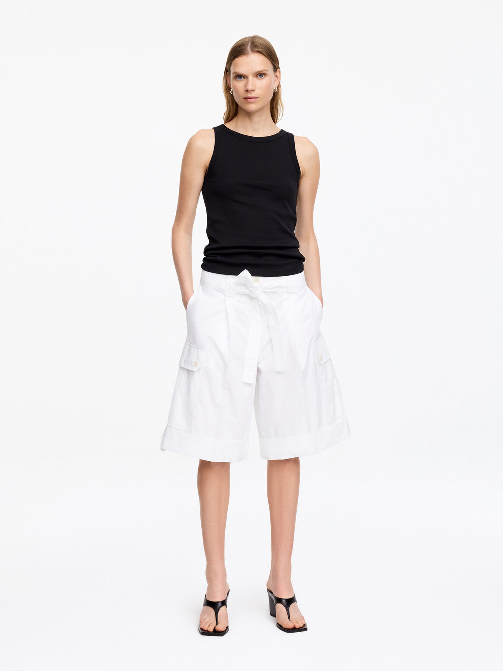 Shorts utilitarios suaves - H&m фото 2