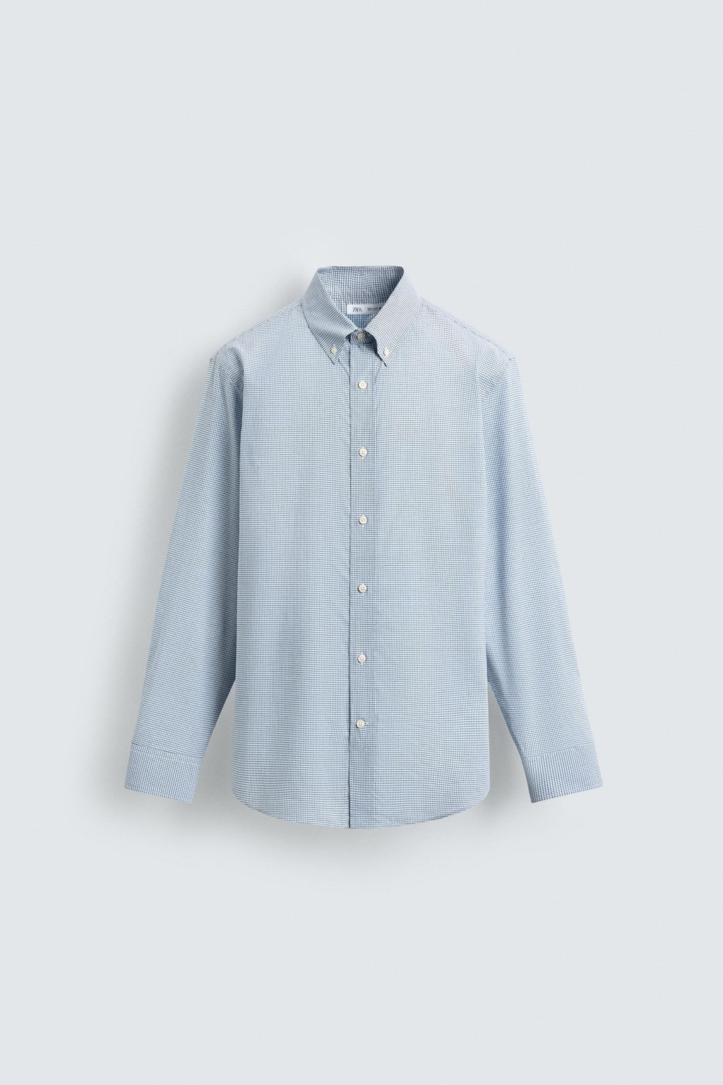 REGULAR FIT CHECK SHIRT - Zara фото 13