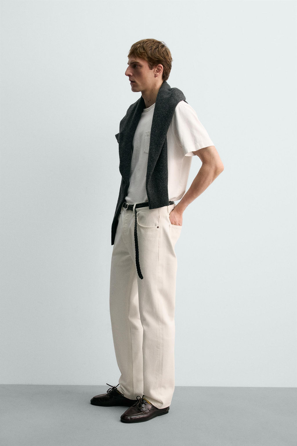 AARON LEVINE X ZARA STRAIGHT FIT JEANS  фото 14