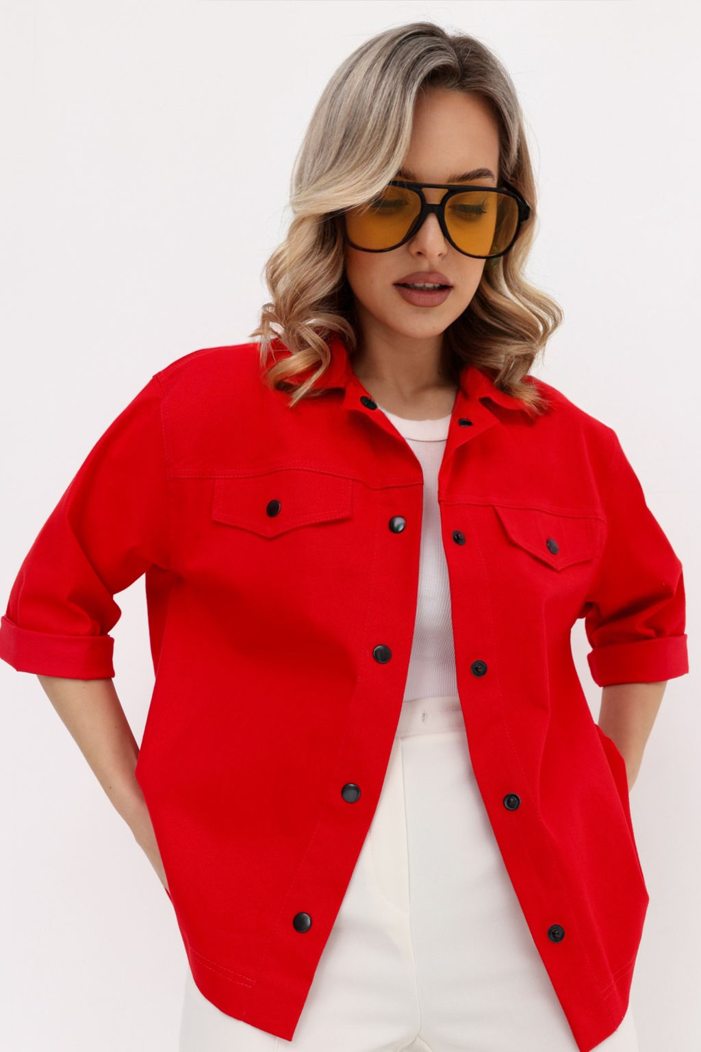 Жакет женский 4281/32/Красный - Rise фото 2