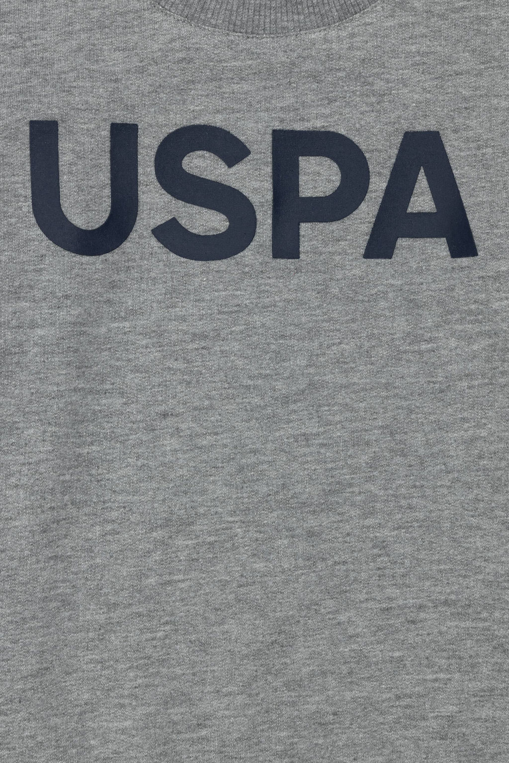 Серая меланжевая базовая толстовка для мальчика - U.s. polo assn фото 7