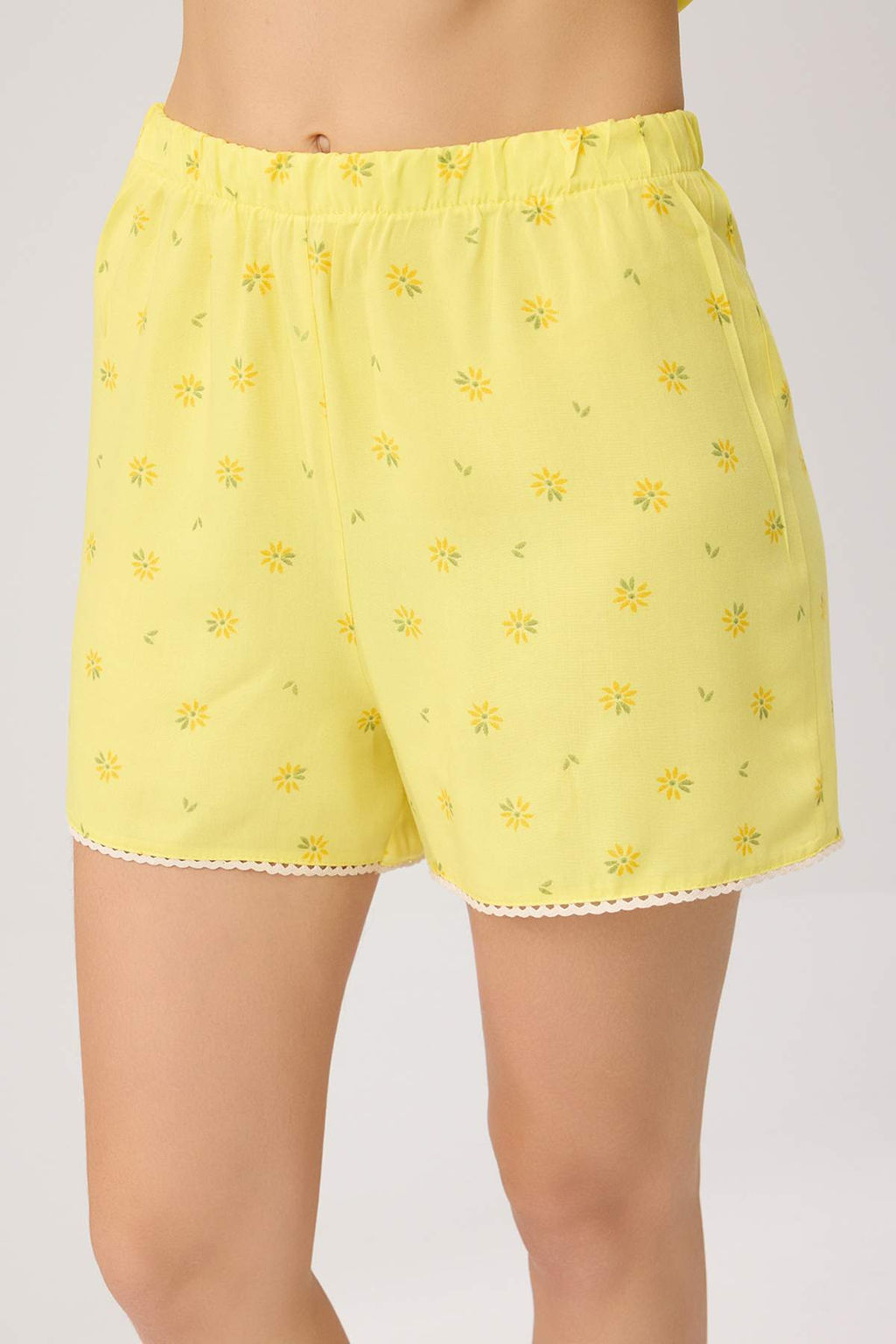 Sar? Bask?l? Shally Dokuma Pijama Tak?m? THMSS26PT00192 - Trendyolmilla фото 3