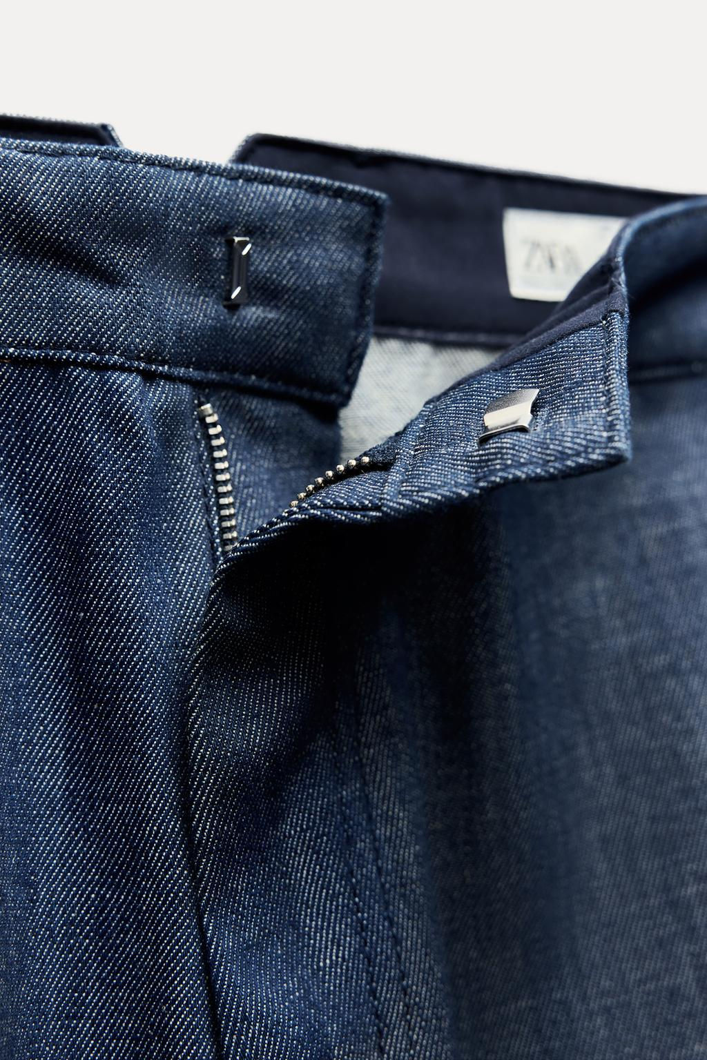 ZW COLLECTION STRAIGHT HIGH-WAIST JEANS - Zara фото 7