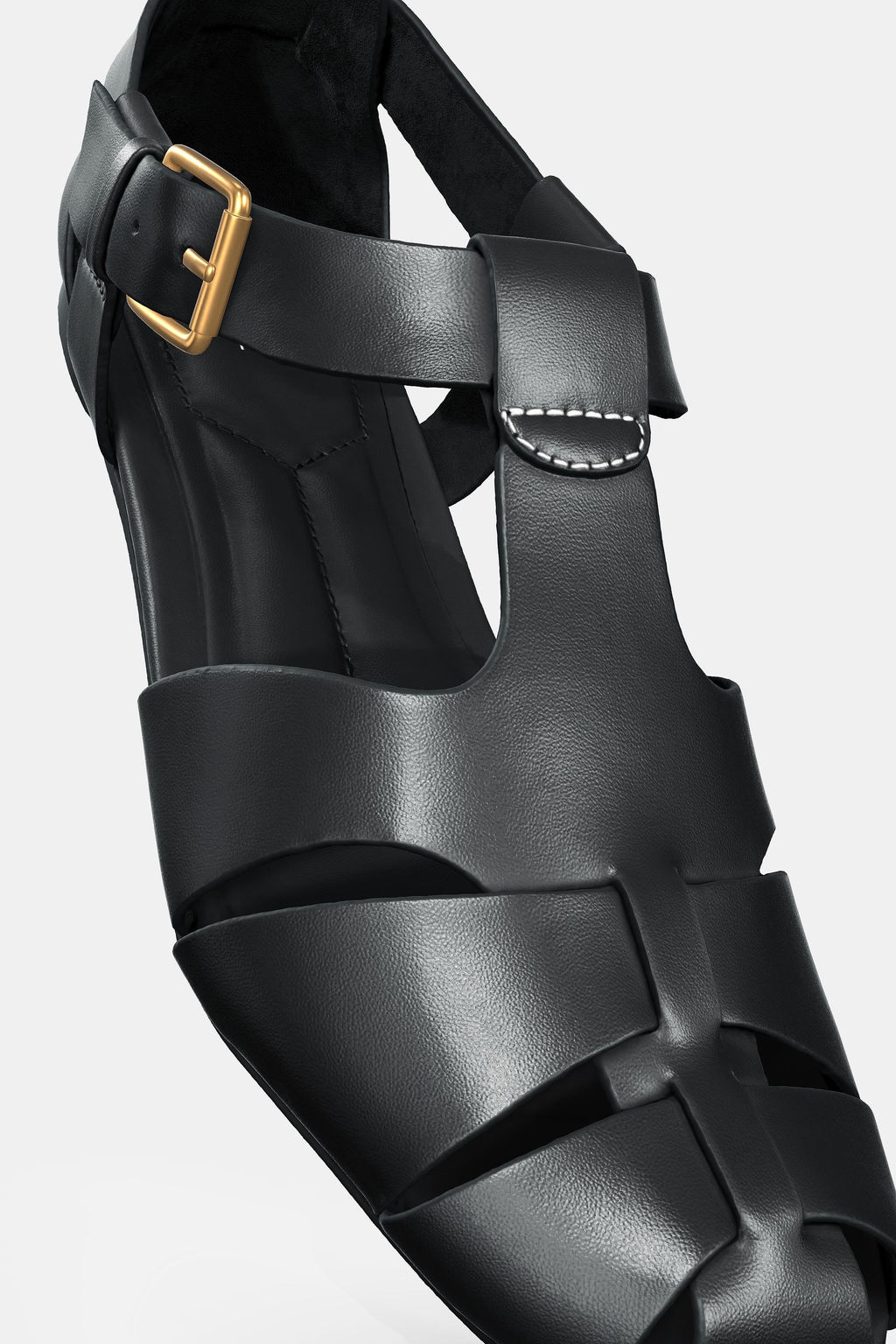 FLAT CAGE SANDALS - Zara фото 5