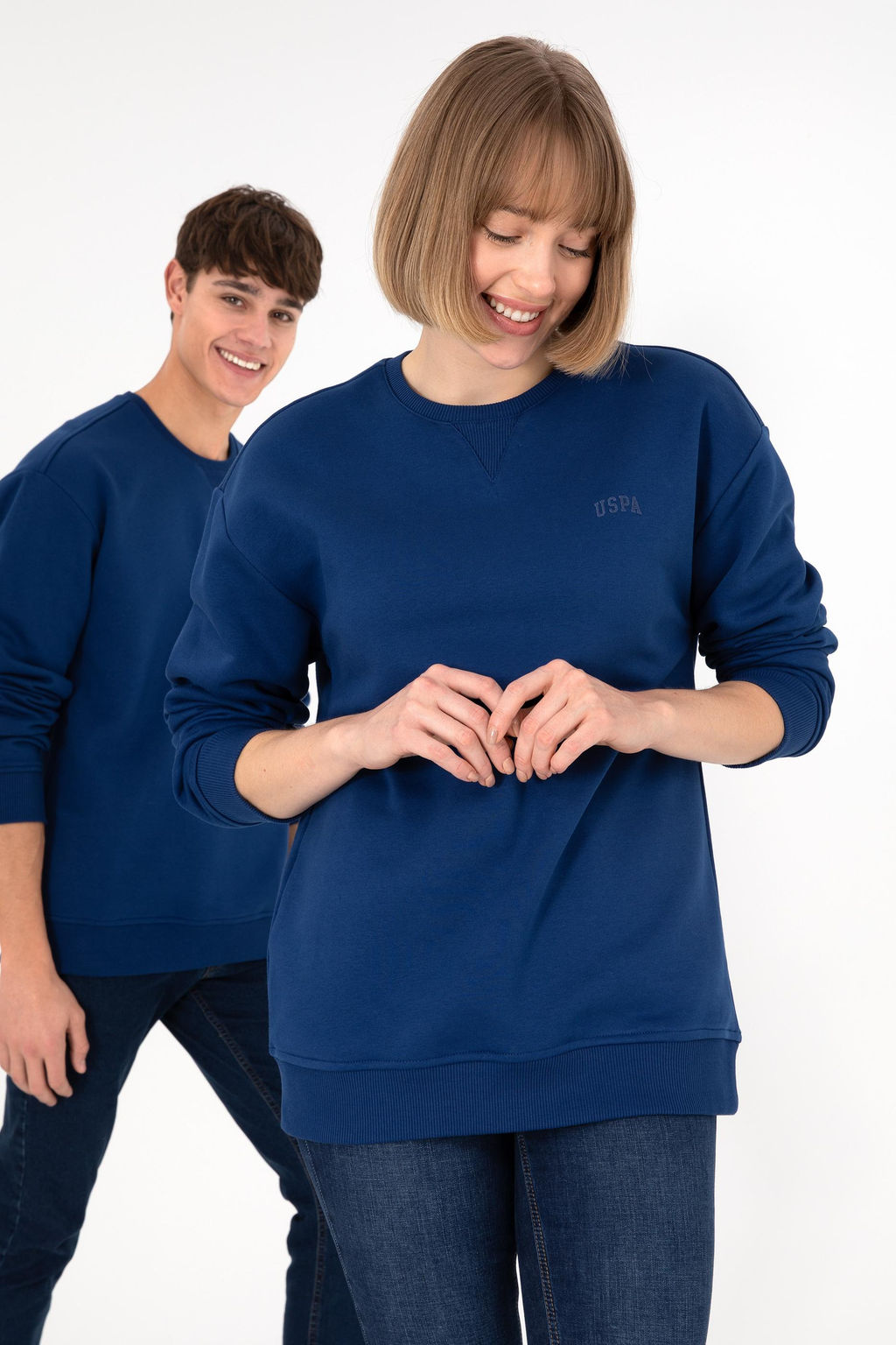 Мужской базовый свитшот цвета индиго Неожиданная скидка в корзине - U.s. polo assn фото 8