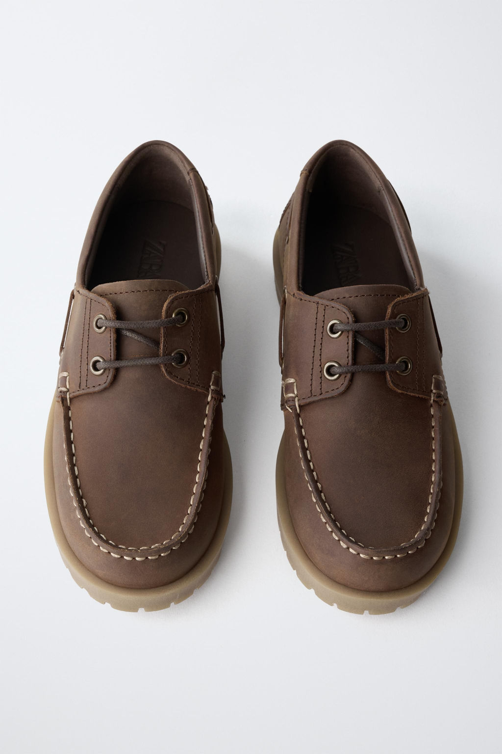 STORIESZ - N?UTICO PIEL / Marr?n - Zara фото 4