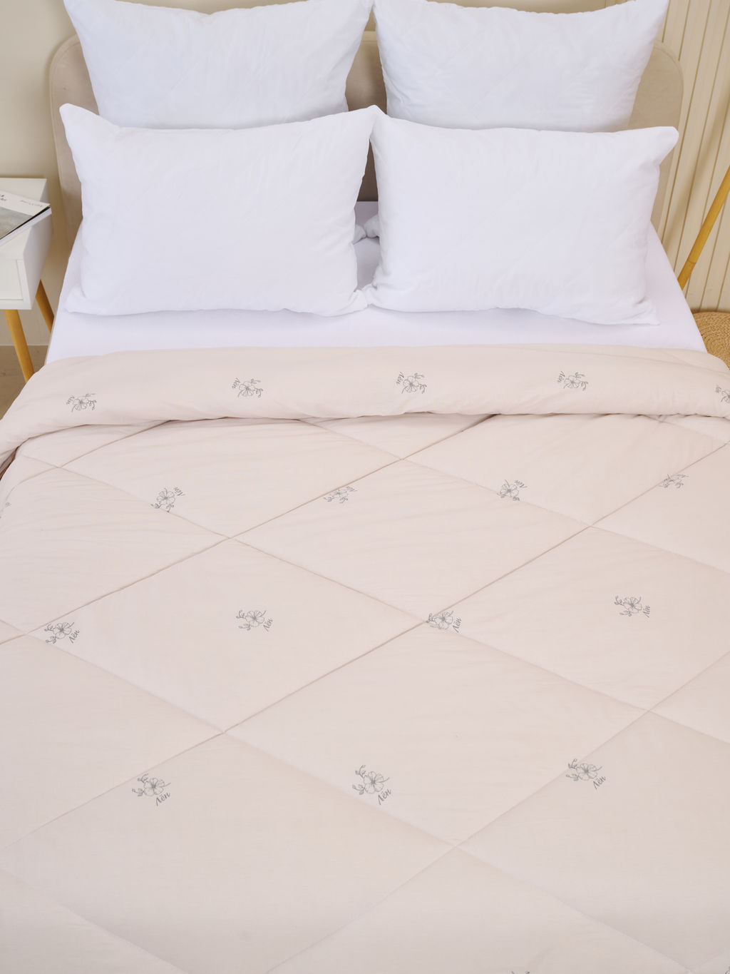 Одеяло всесезонное Хлопковое - Лен 140х205