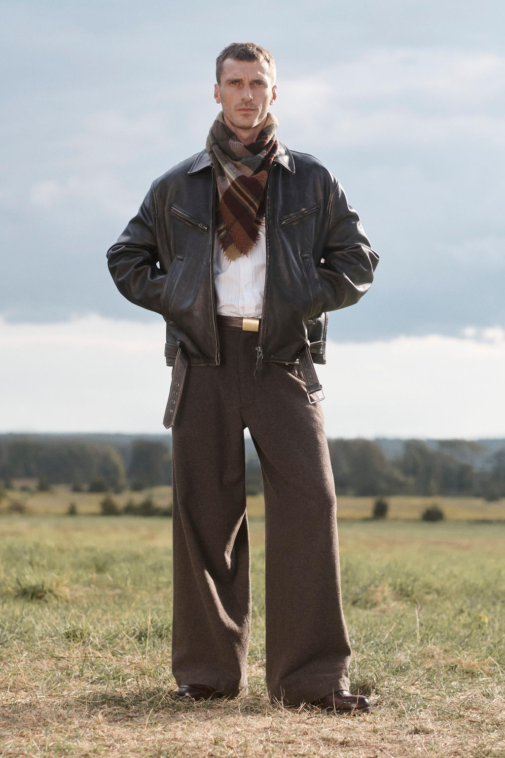 LIMITED EDITION LEATHER JACKET WITH BELT