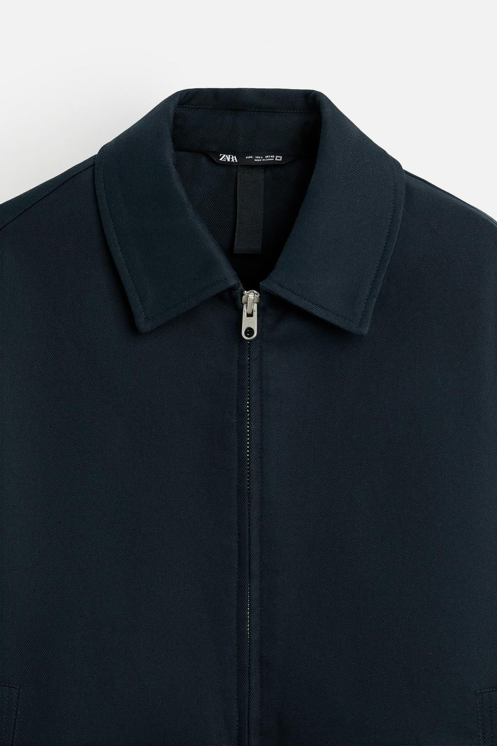 TWILL TEXTURED JACKET - Zara фото 9