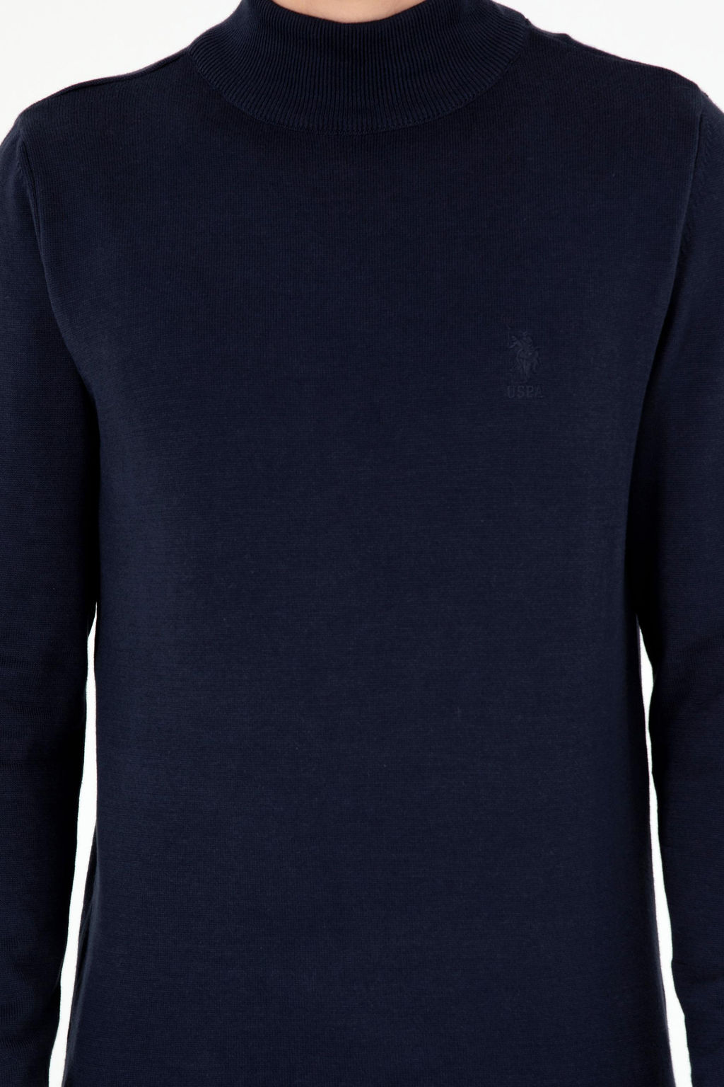 Мужской темно-синий базовый свитер Неожиданная скидка в корзине - U.s. polo assn фото 6