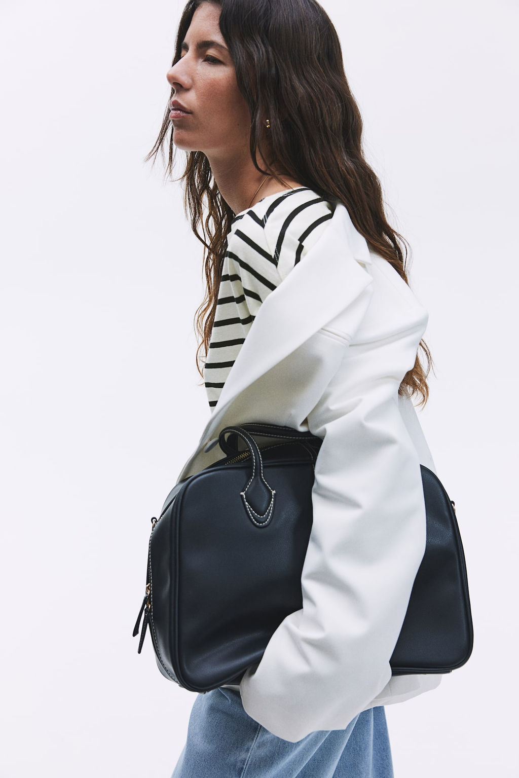 Top de algodon con escote barco - H&m фото 3