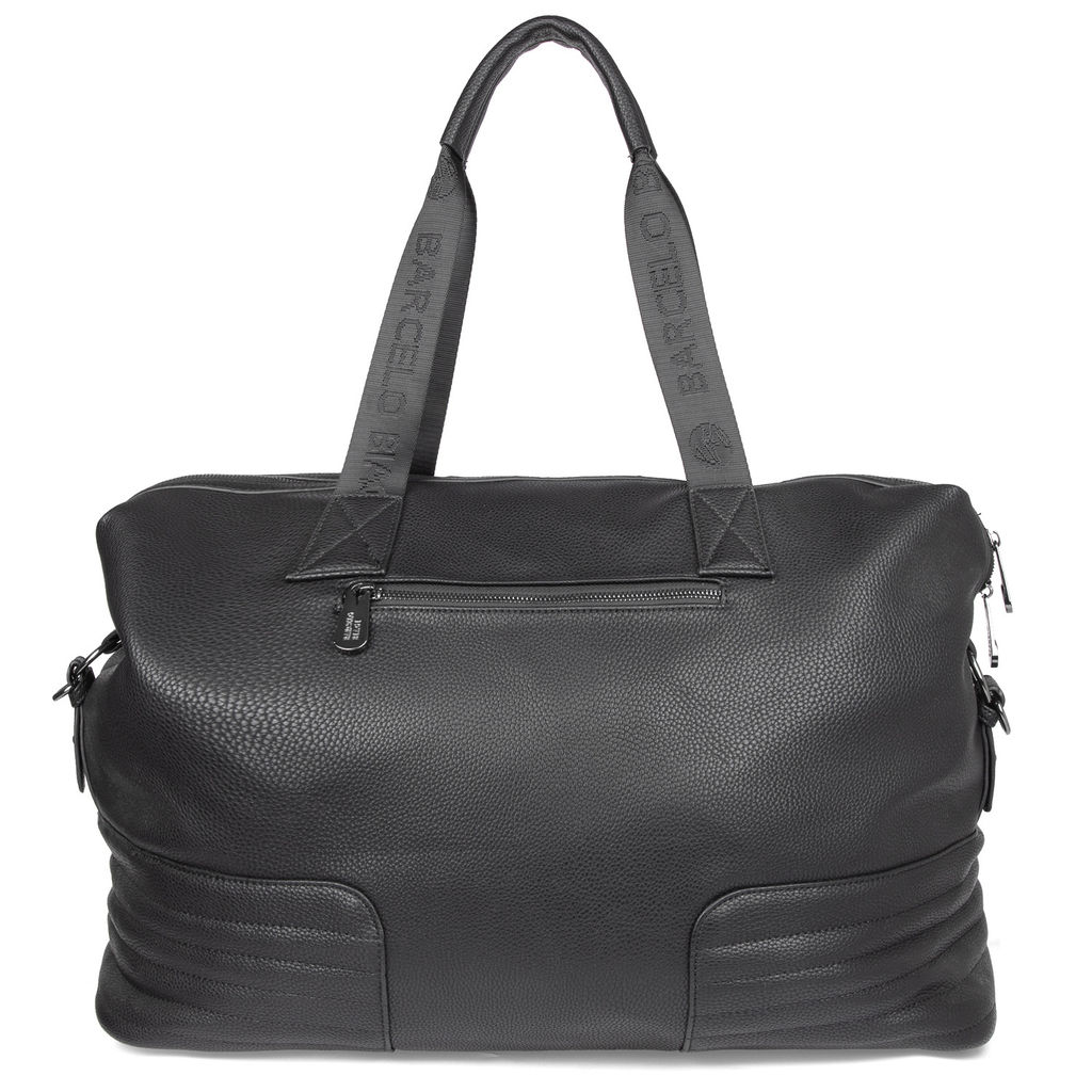 HL2011 black, мужская дорожная сумка из экокожи Barcelo Biagi