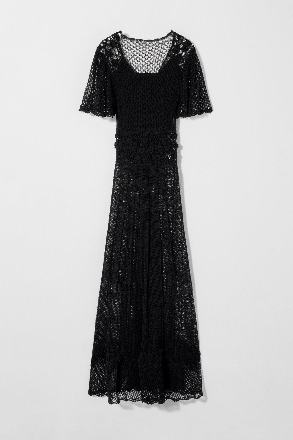 CROCHET KNIT DRESS KATE MOSS X ZARA  фото 7