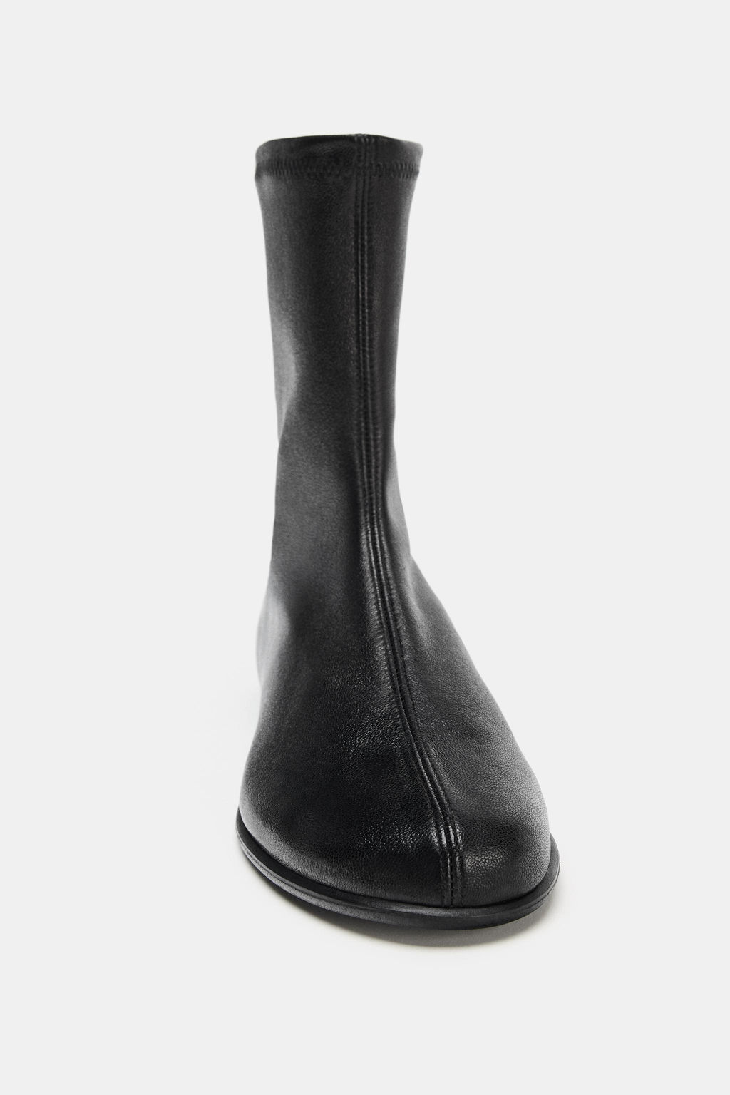 SOFT LEATHER ANKLE BOOTS - Zara фото 5