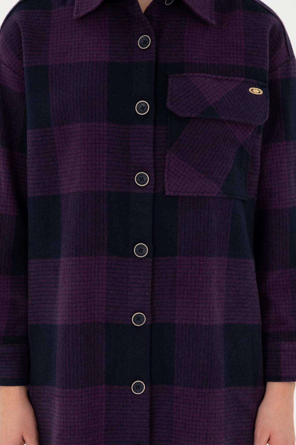 Женское темно-синее тканое платье Неожиданная скидка в корзине - U.s. polo assn фото 5