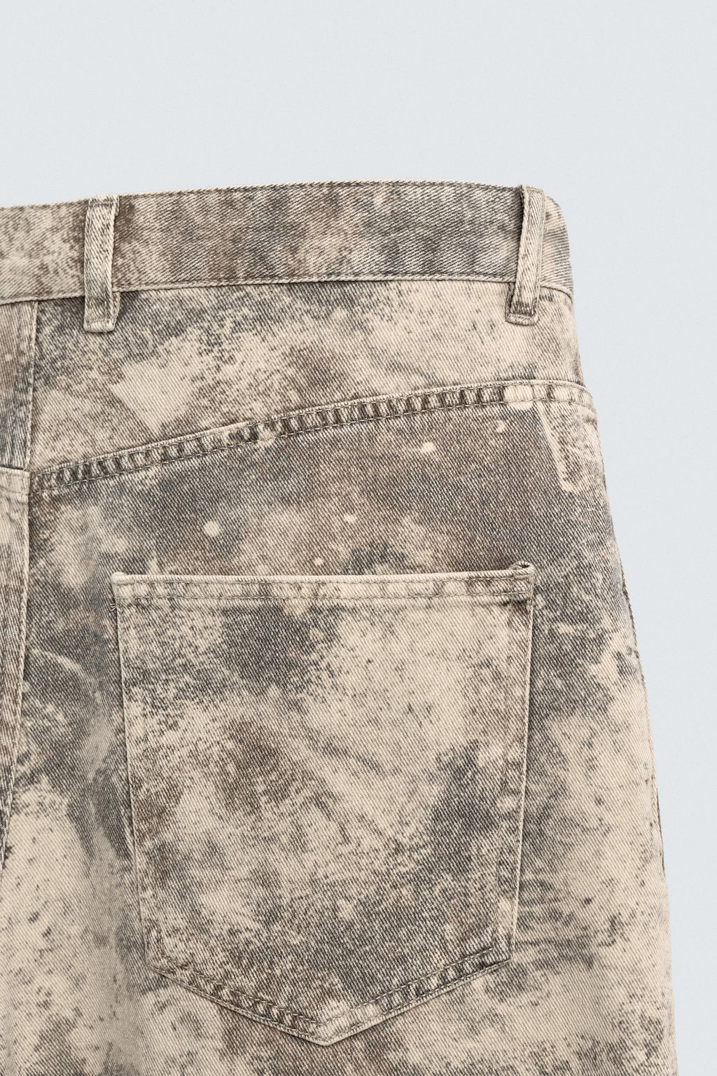 ABSTRACT PRINT BAGGY FIT TROUSERS - Zara фото 8