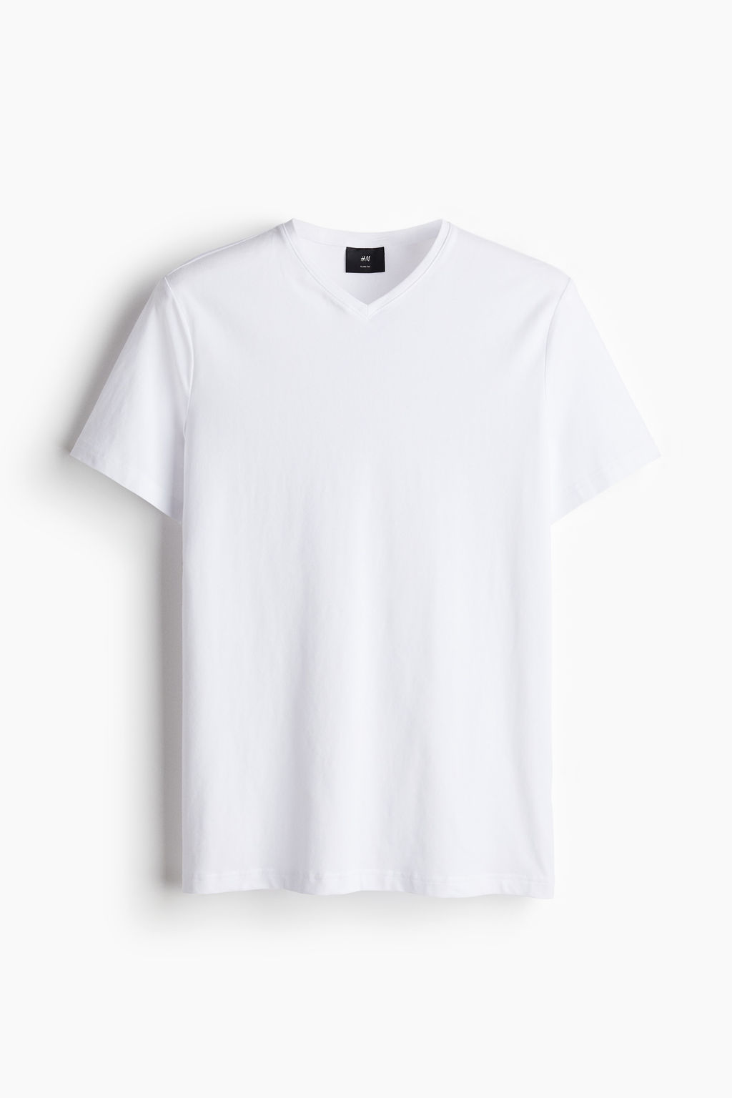 Pack de 5 camisetas con cuello de pico Slim Fit - H&m фото 3
