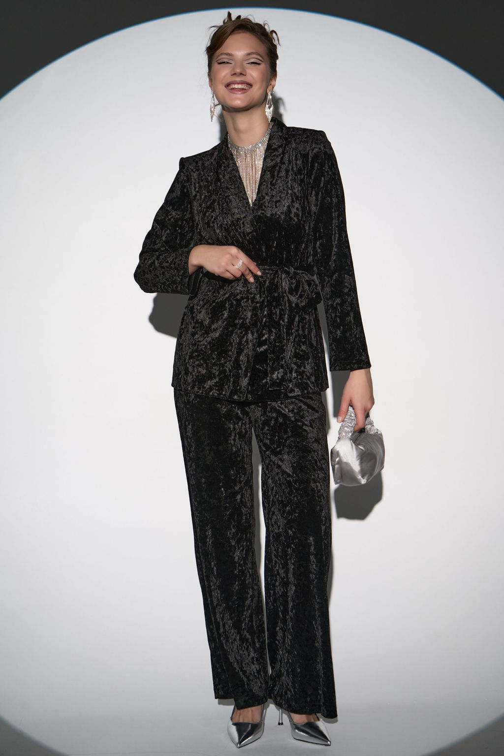 Брюки Эдит (чёрный) - Эльза фото 21