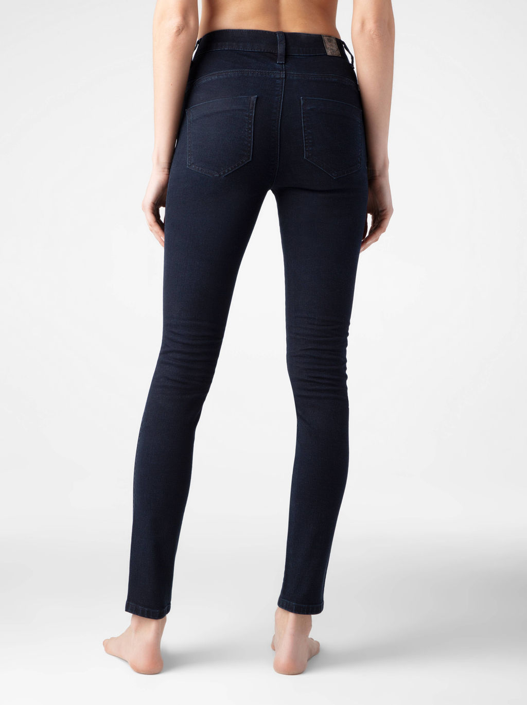 CONTE Моделирующие джинсы skinny с высокой посадкой CON-270 dark indigo