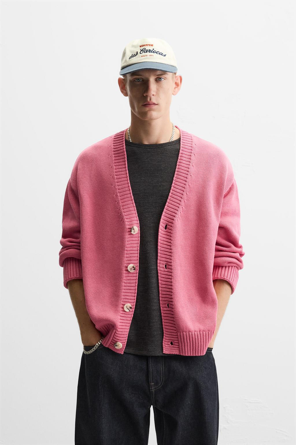 TEXTURED COTTON CARDIGAN - Zara фото 2