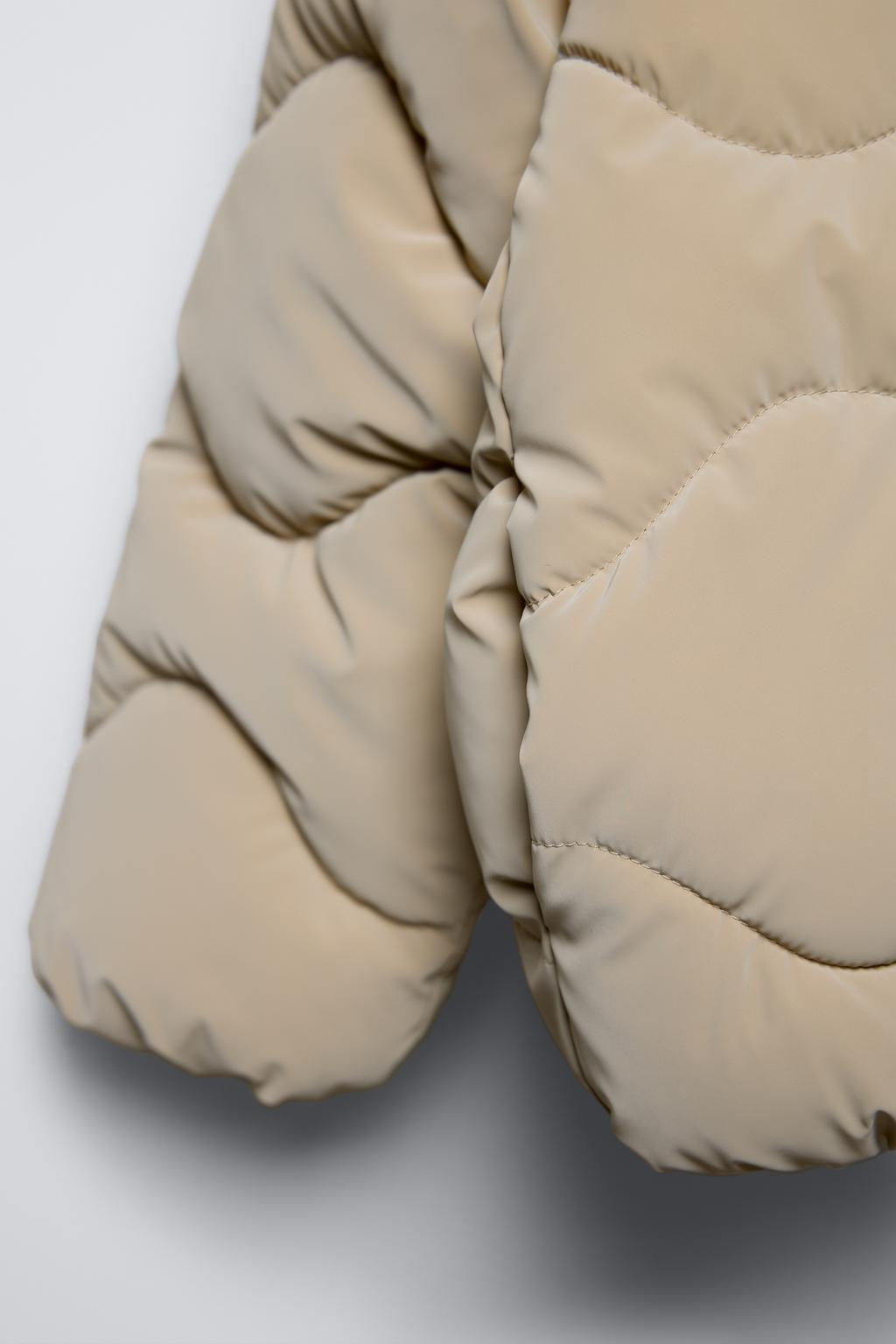 RUBBERISED PUFFER JACKET - Zara фото 7