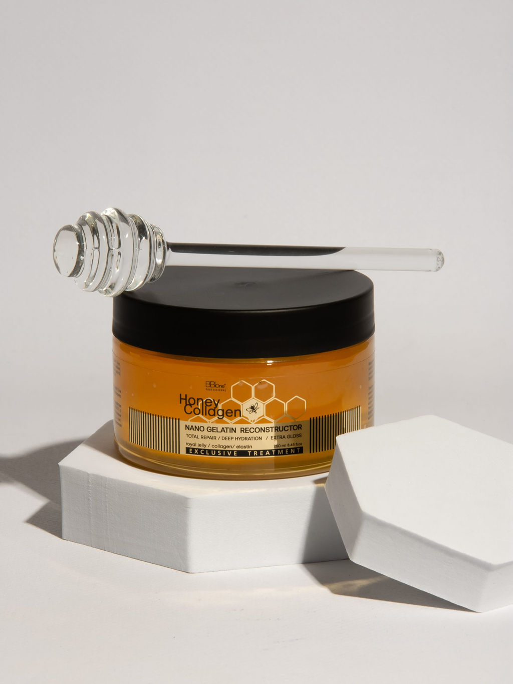 HONEY COLLAGEN NANO GELATIN RECONSTRUCTOR 250 мл - Bbone фото 2
