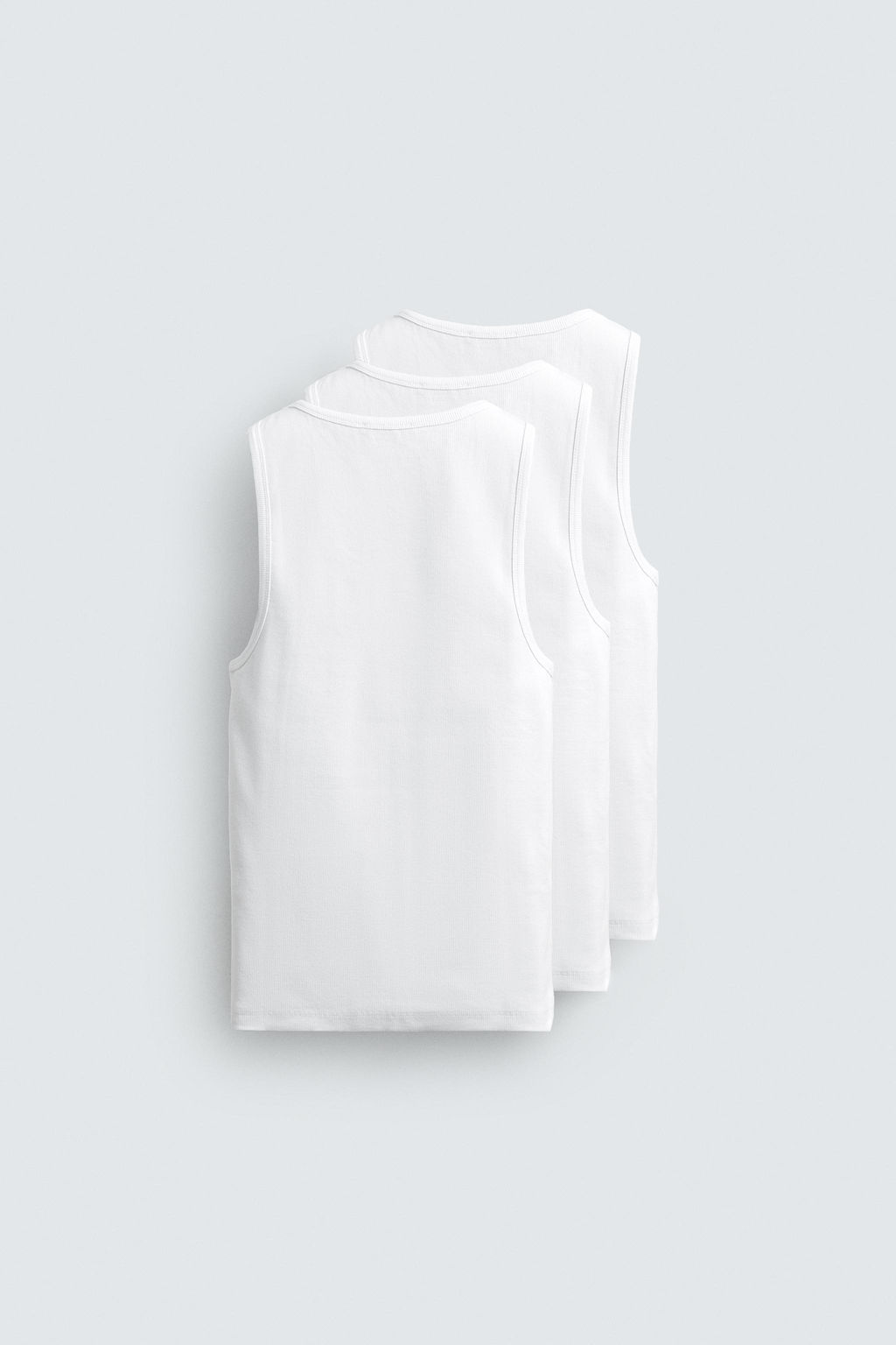 PACK 3 CAMISETA TANK B?SICA / Blanco