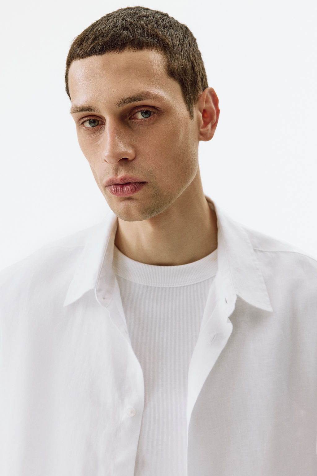 Camisa de lino Relaxed Fit - H&m фото 6