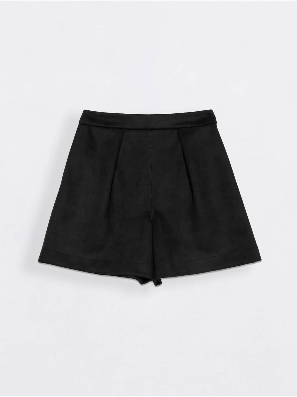 CONTE Замшевые шорты А-силуэта ROYAL STYLE black black