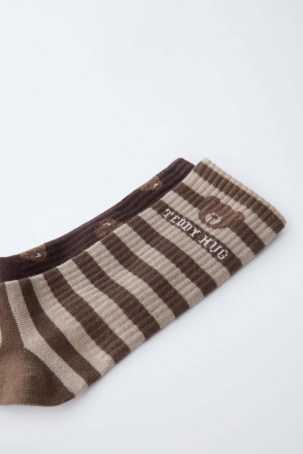 2-PACK OF LONG SOCKS WITH BEAR AND STRIPE PRINT - Zara фото 2