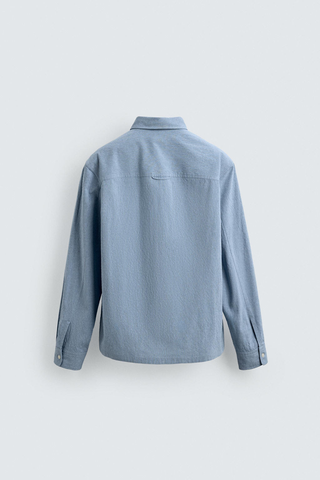 TEXTURED SHIRT WITH POCKET - Zara фото 8