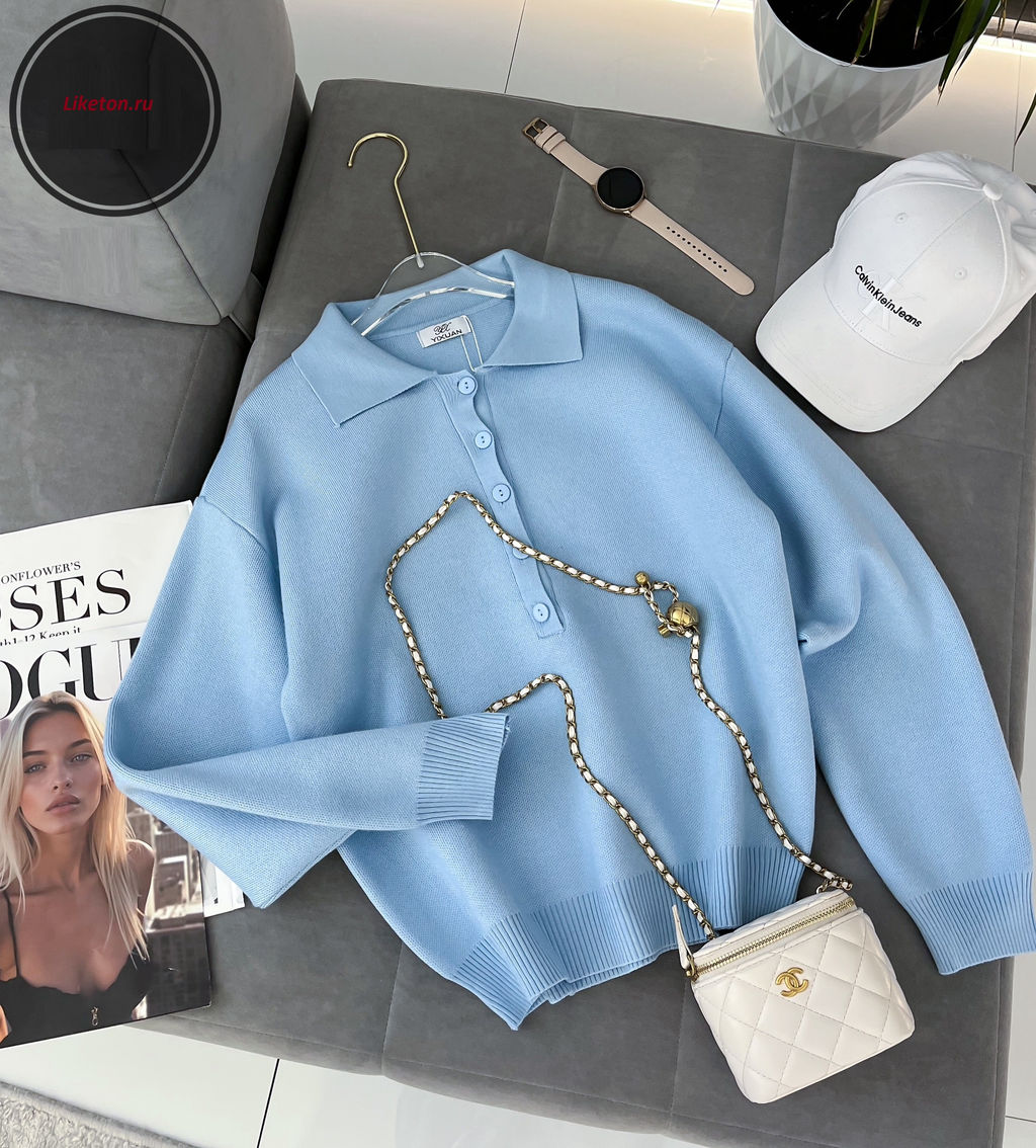 Свитер-поло