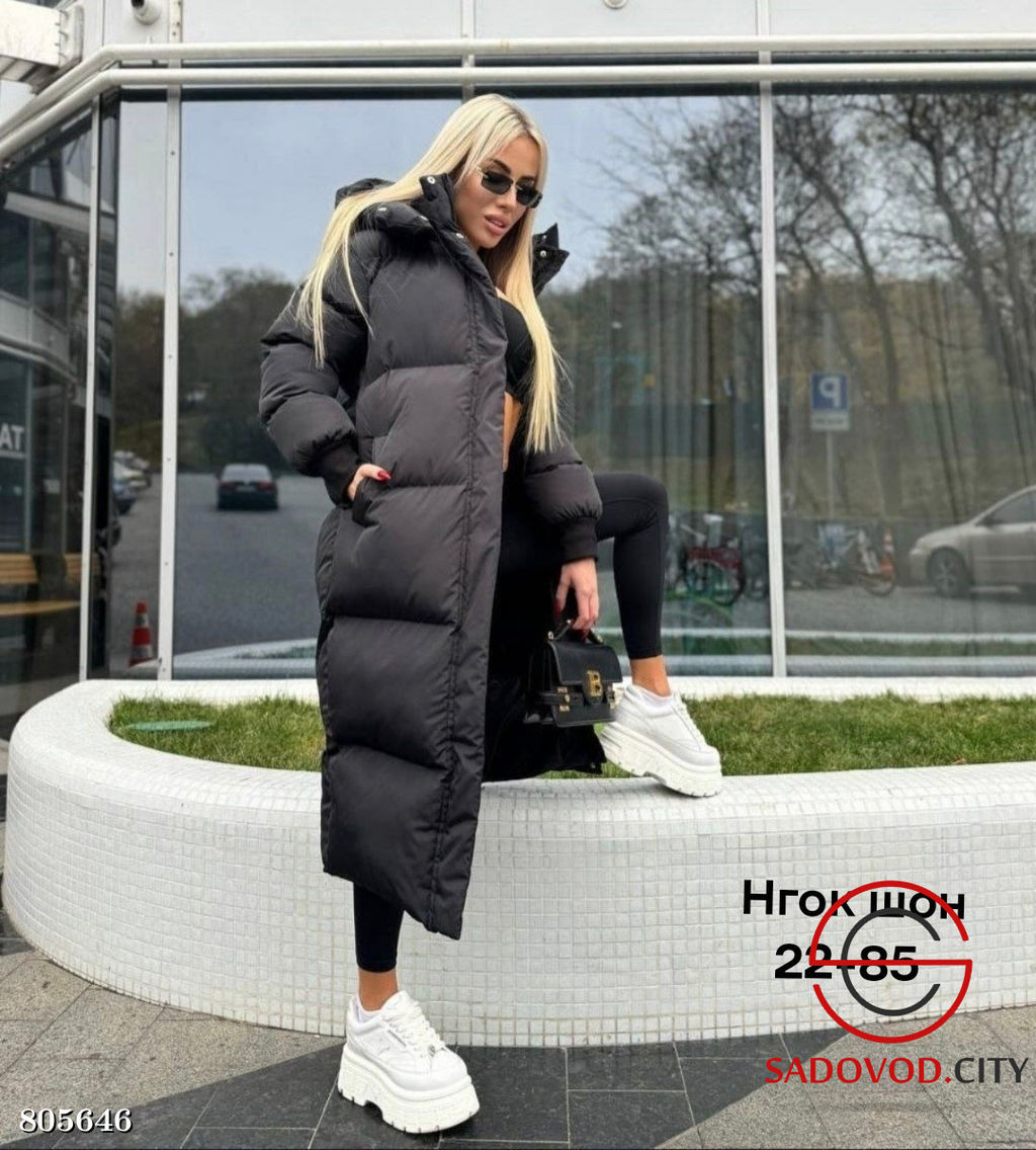 Куртка женская зимняя длинная - Bruno фото 2