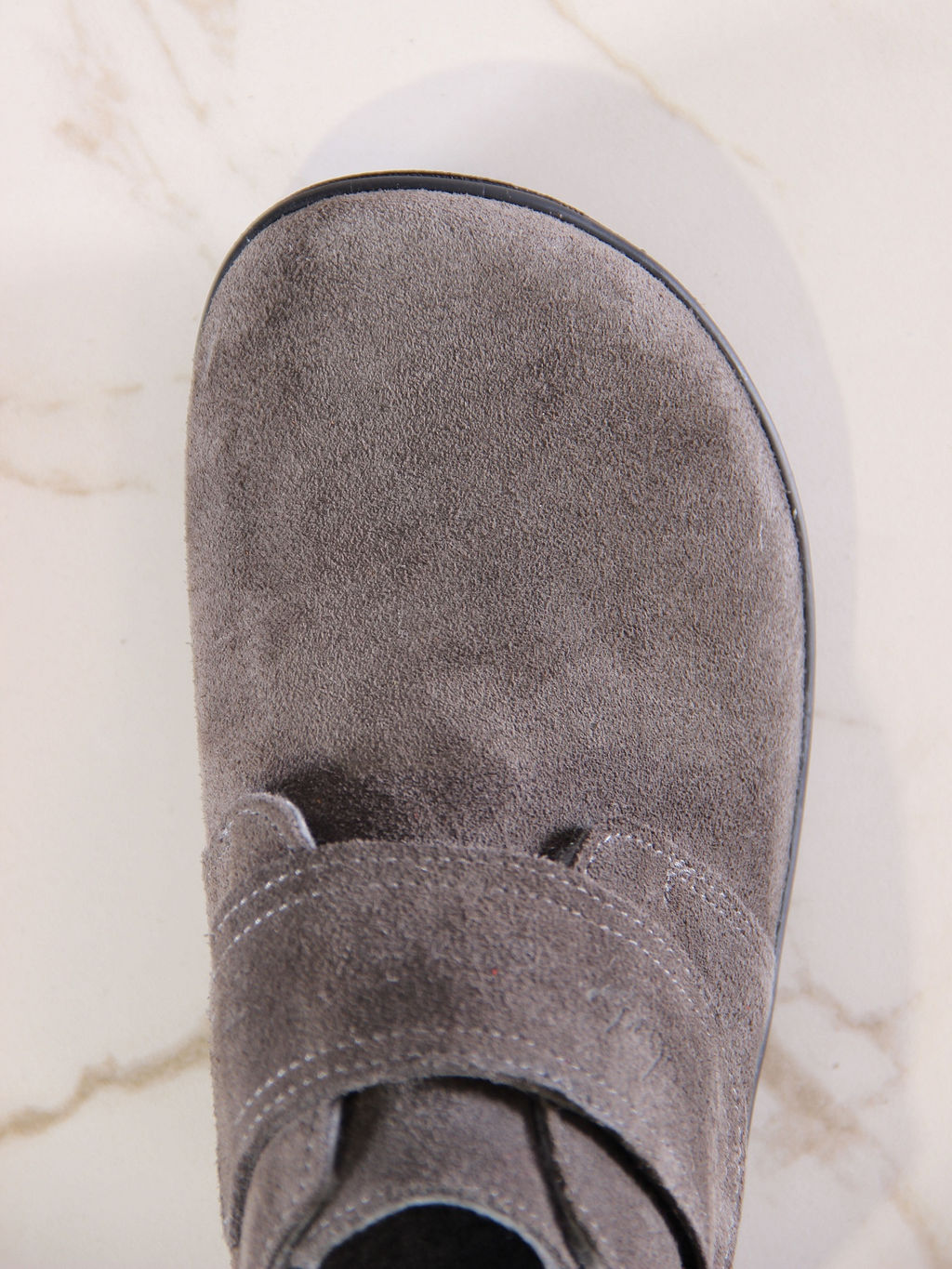 Босоногие ботинки 209.NATAbl.Серый замок замша/байка