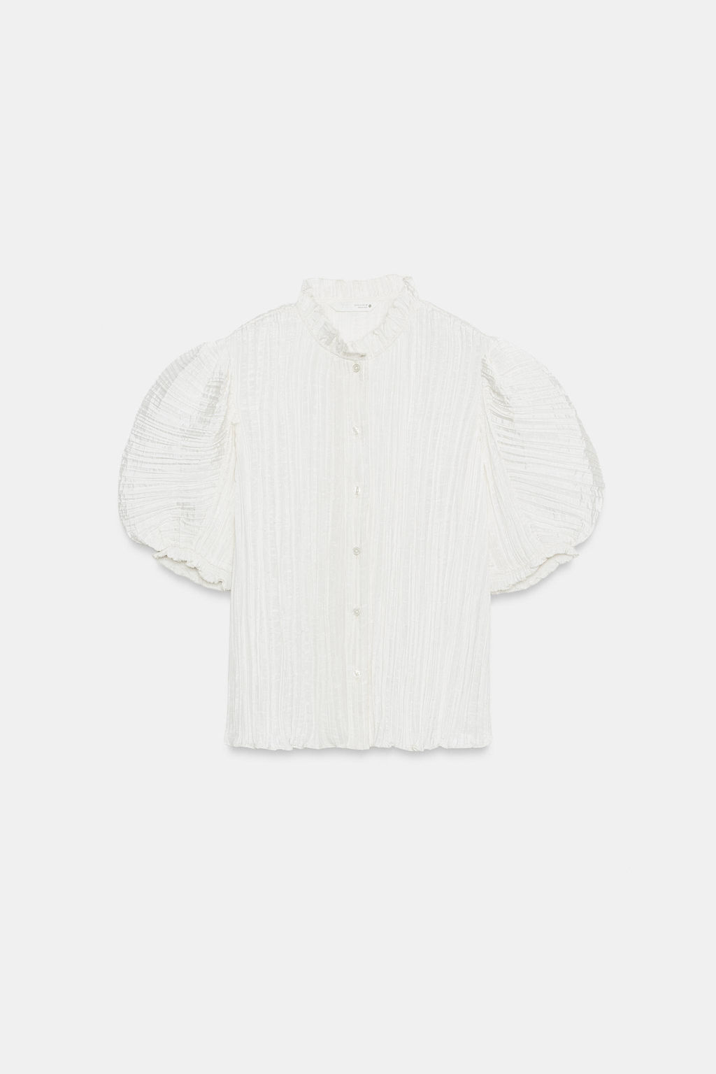 BLUSA PLISADA ZW COLLECTION / Crudo