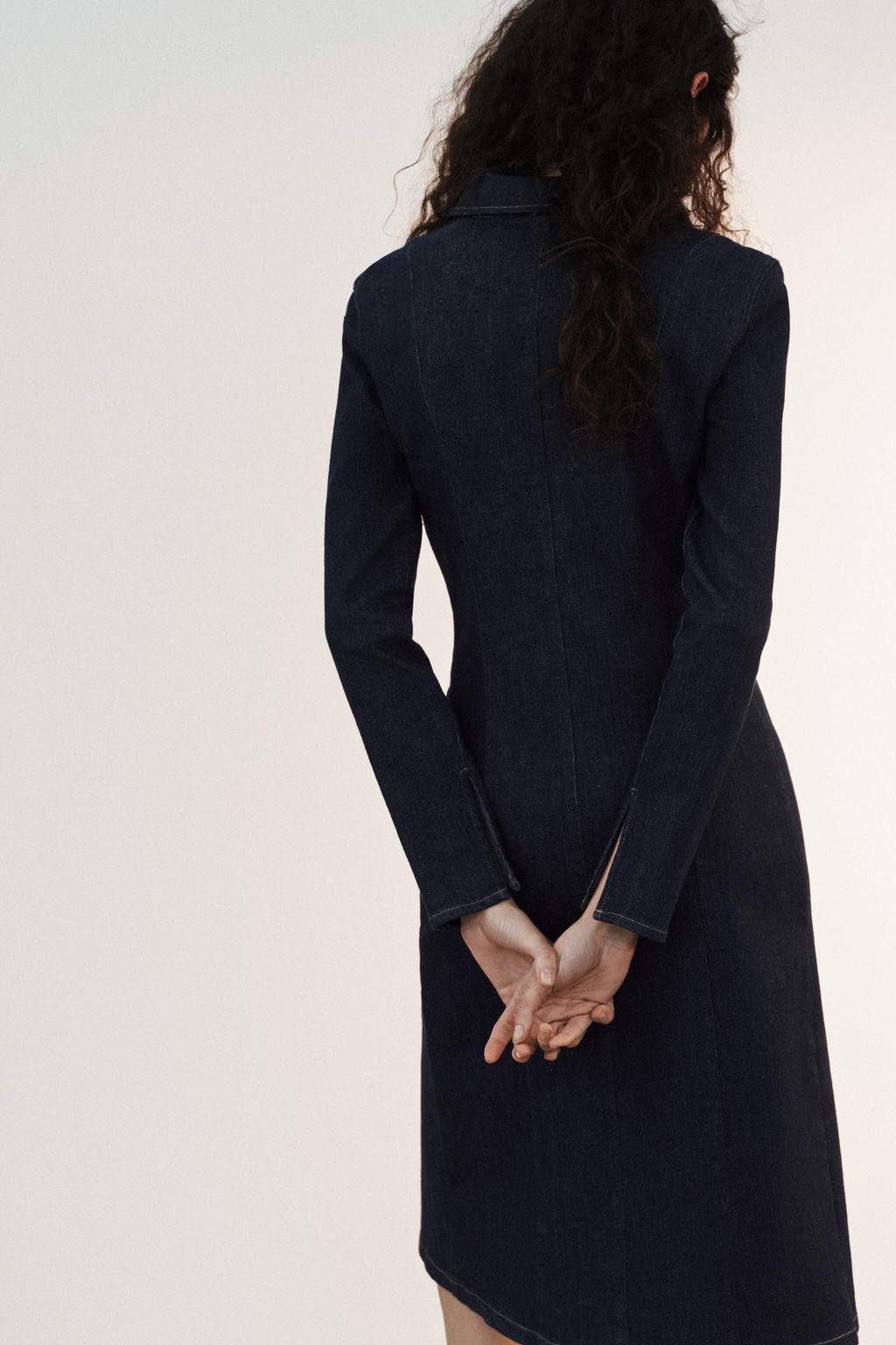 TRF DENIM DRESS - Zara фото 13