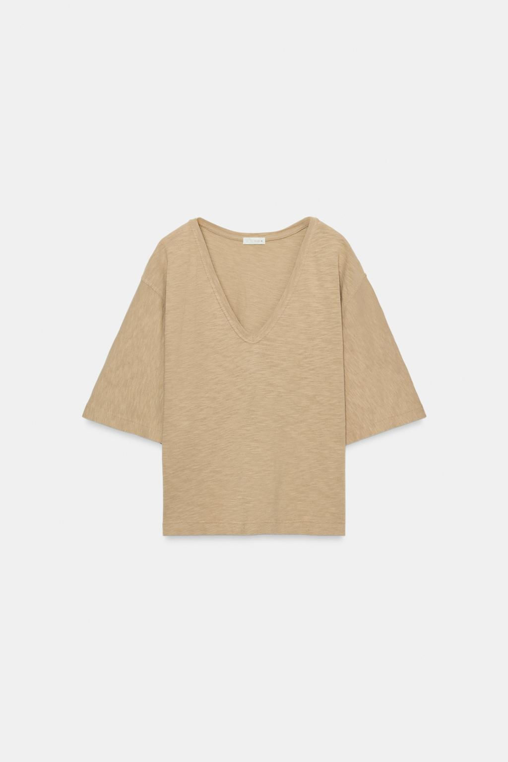 V-NECK T-SHIRT - Zara фото 5