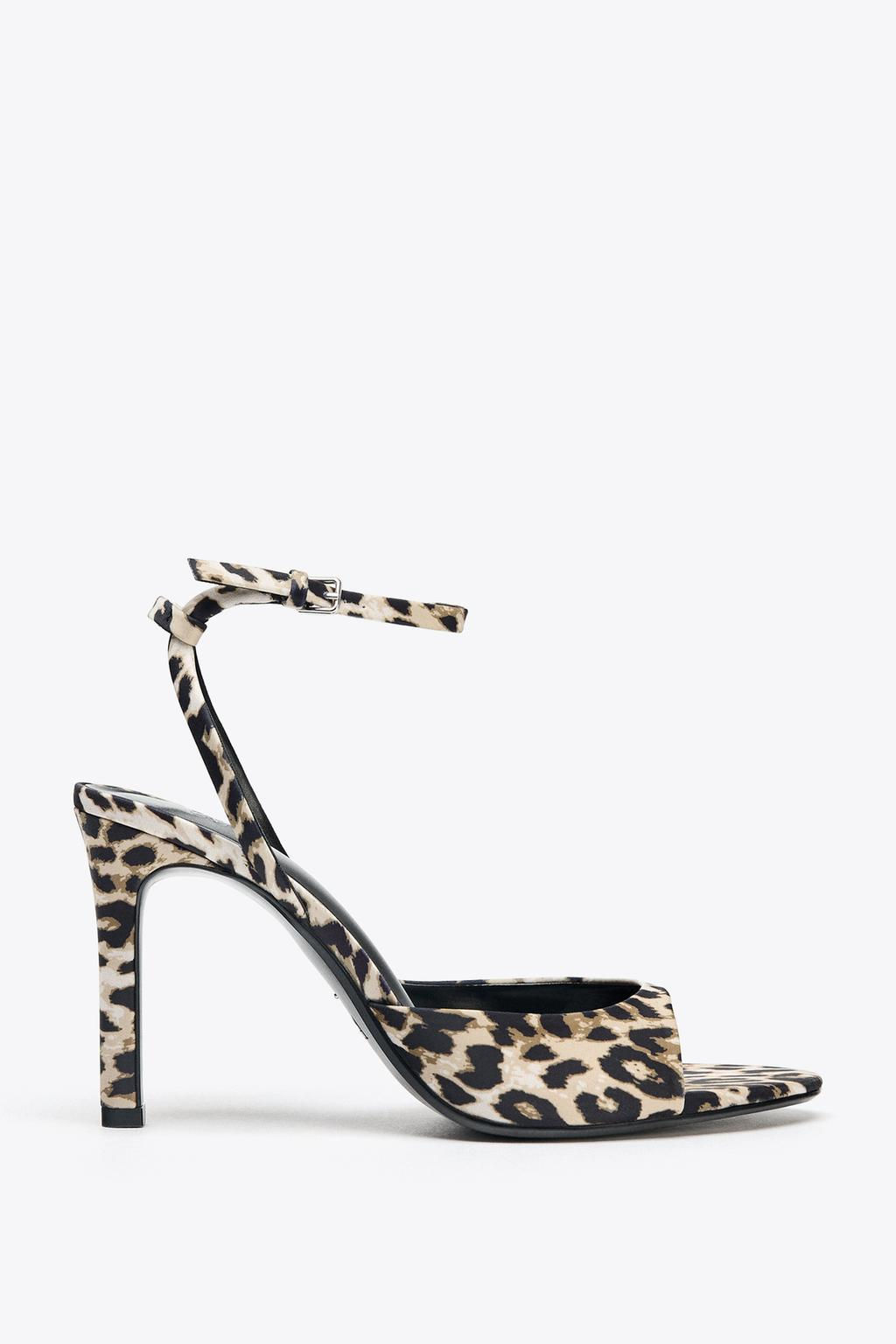 ANIMAL PRINT SANDALS - Zara фото 8
