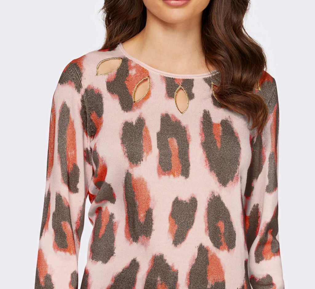 Пуловер, розово-шоколадный - Ashley brooke фото 6