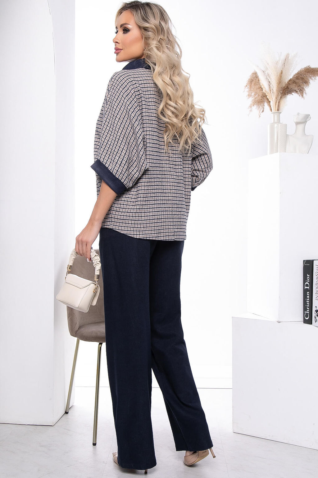 Костюм Барбара (темно-синий) К7723 - Lt collection фото 2