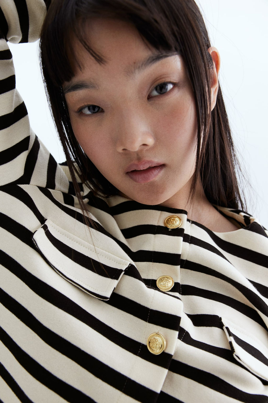 Cardigan de punto con bolsillos decorativos - H&m фото 4