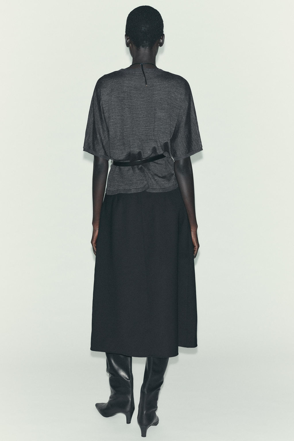 LAYERED MIDI SKIRT - Zara фото 6