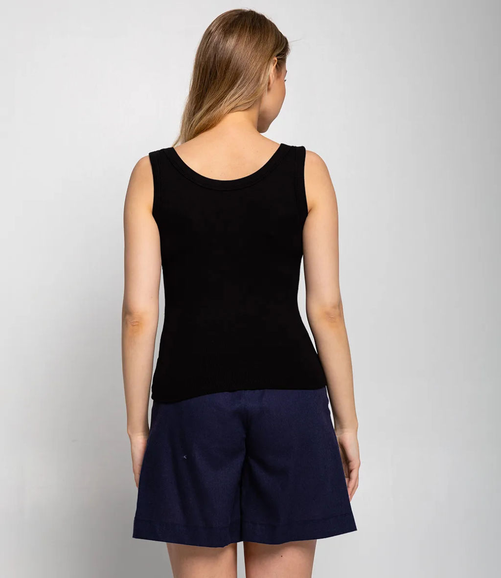 Майка #КТ22301, чёрный