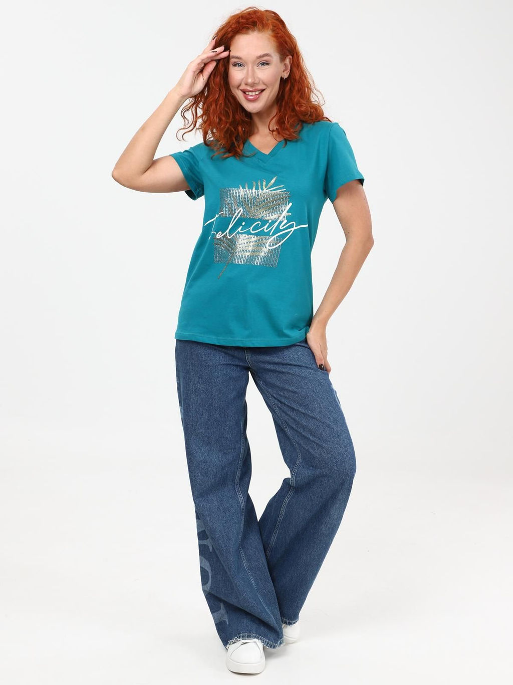 IV-CAPRIZ Колеус - футболка петроль