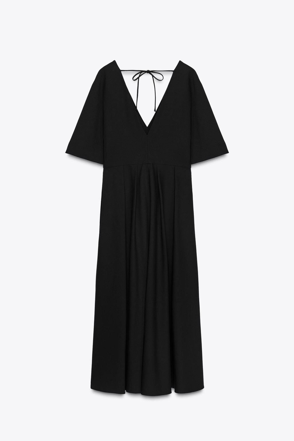 ZW COLLECTION V-NECK MIDI DRESS - Zara фото 7