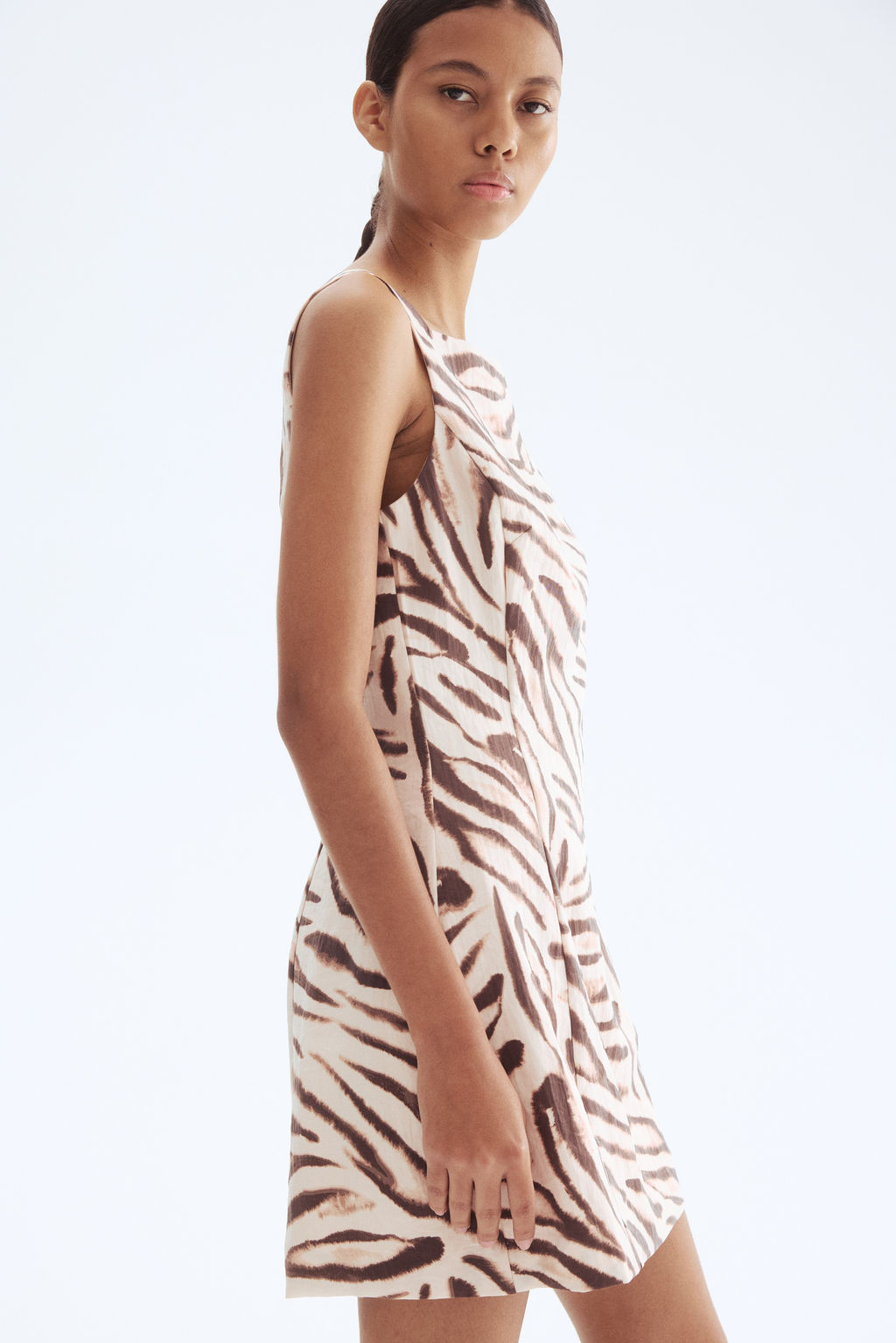 Vestido de sarga con escote cuadrado - H&m фото 9