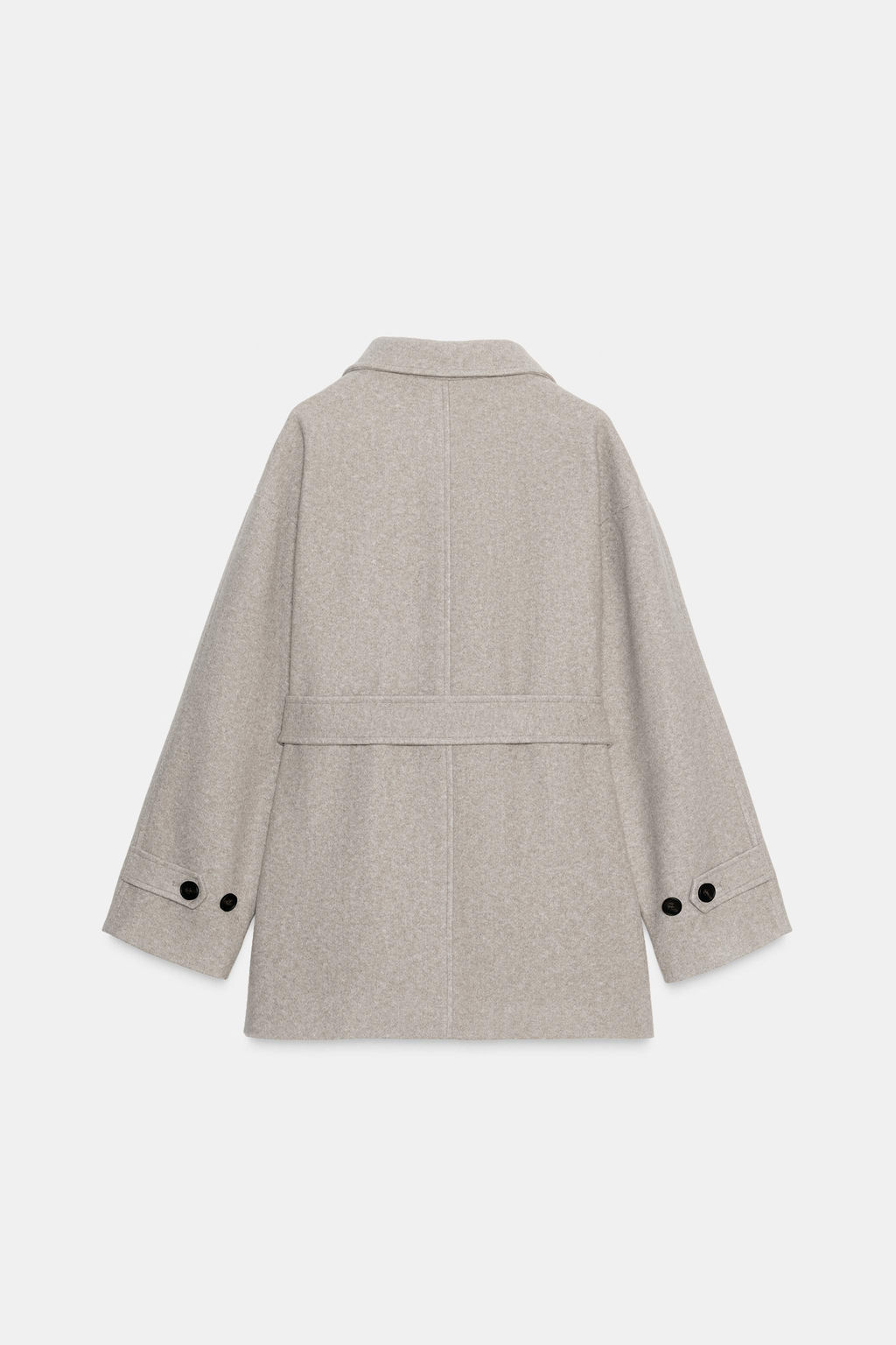 SOFT DOUBLE-POSITION COLLAR COAT - Zara фото 7