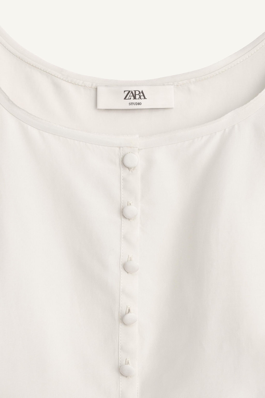 TOP ROM?NTICO BOTONES LIMITED EDITION / Hielo - Zara фото 7